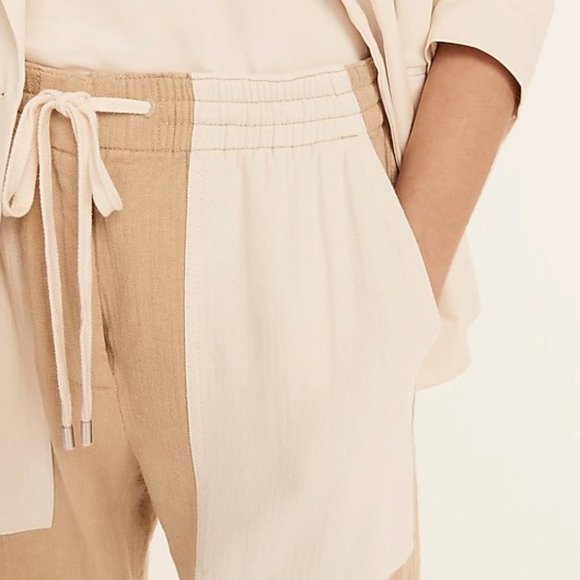 J. Crew Tie-waist linen-blend cargo pant 16 - Picture 4 of 8